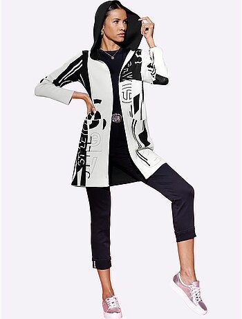 Veste Longue En Tricot Qualité Coton Et Modal Agréable à Porter - Taille Standard - Helline