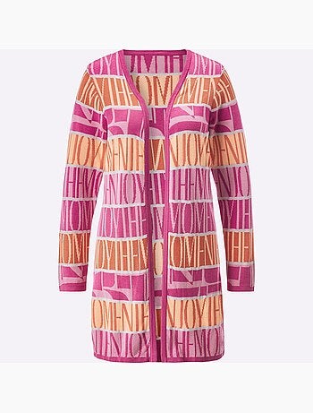 Veste Longue En Tricot Qualité Lyocell Estivale - Taille Standard - helline