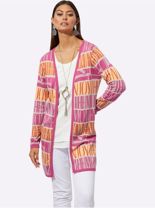 Veste Longue En Tricot Qualité Lyocell Estivale - Taille Standard - helline - Kiabi