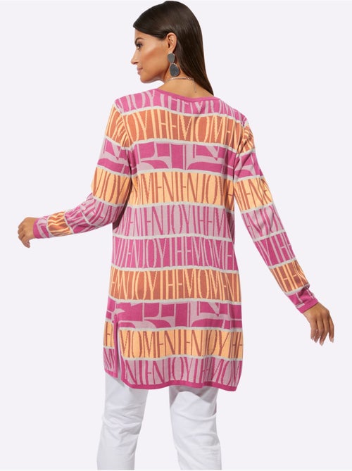 Veste Longue En Tricot Qualité Lyocell Estivale - Taille Standard - helline - Kiabi