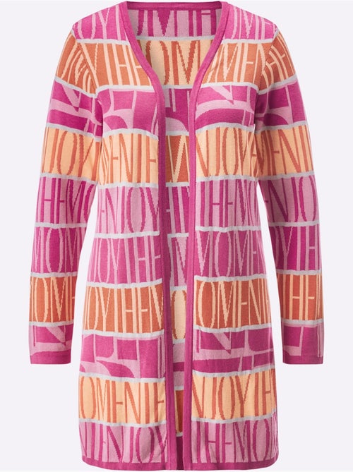 Veste Longue En Tricot Qualité Lyocell Estivale - Taille Standard - helline - Kiabi
