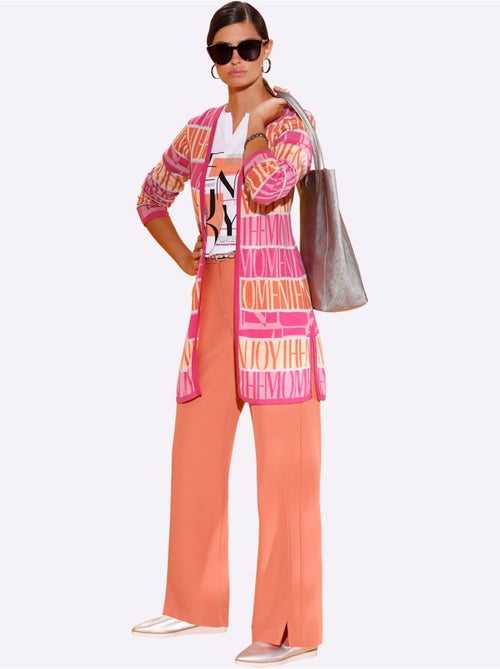 Veste Longue En Tricot Qualité Lyocell Estivale - Taille Standard - helline - Kiabi