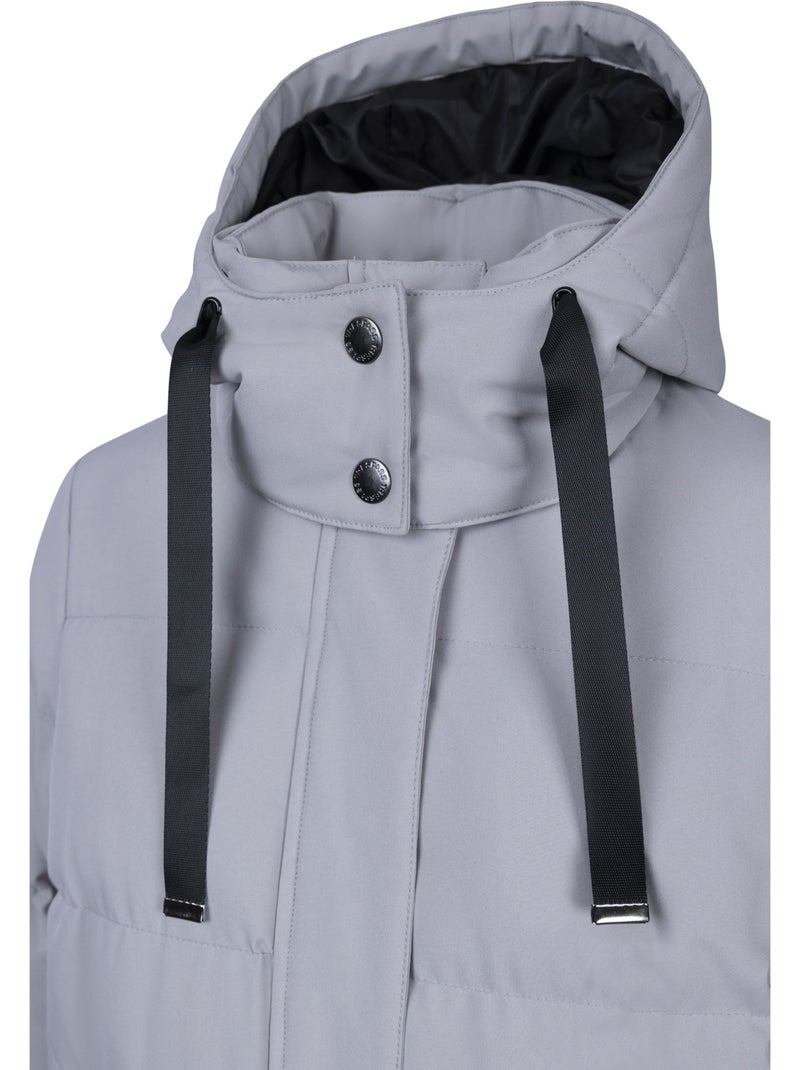 Veste longue imperméable et rembourrée colter - trespass Gris - Kiabi
