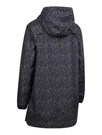 Veste longue imperméable motif/style léopard parched - trespass