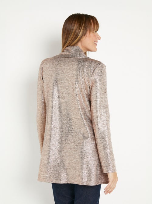 Veste longue maille brillante cérémonie - AFIBEL - Kiabi