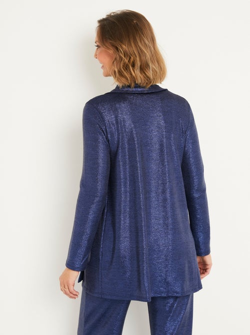 Veste longue maille brillante cérémonie - Kiabi