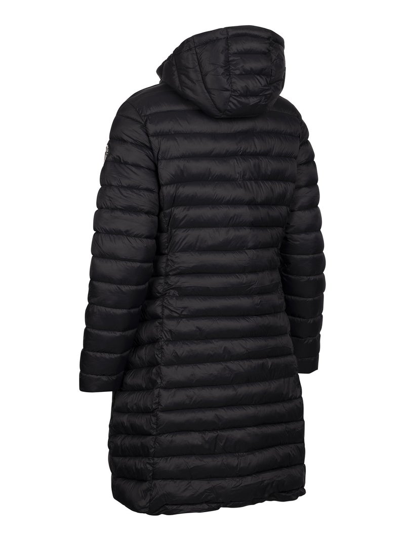 Veste longue matelassée dorothea - trespass Noir - Kiabi