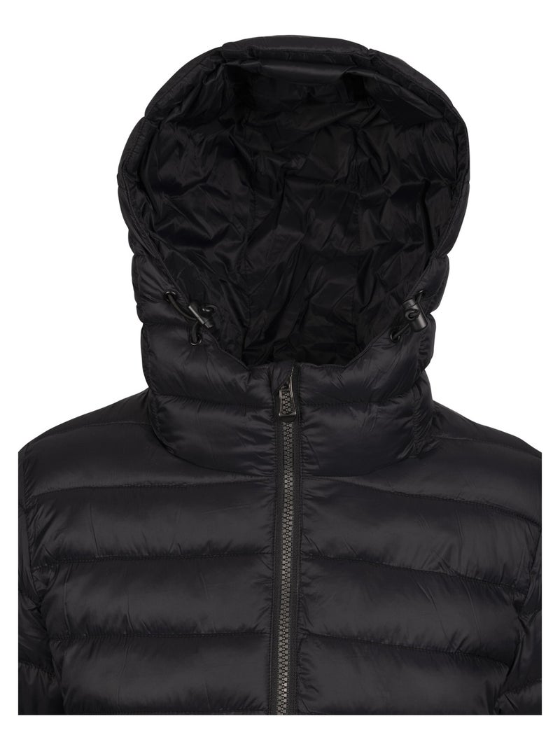 Veste longue matelassée dorothea - trespass Noir - Kiabi