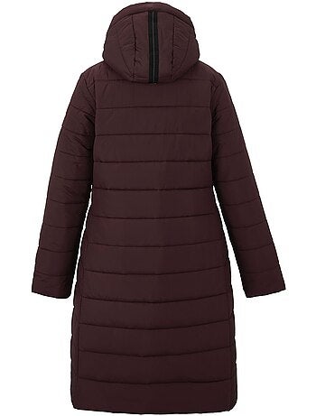 Veste longue matelassée et unie à capuche ajustable adela - regatta