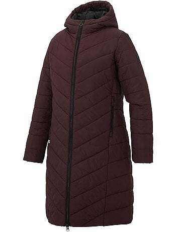 Veste longue matelassée et unie à capuche ajustable adela - regatta