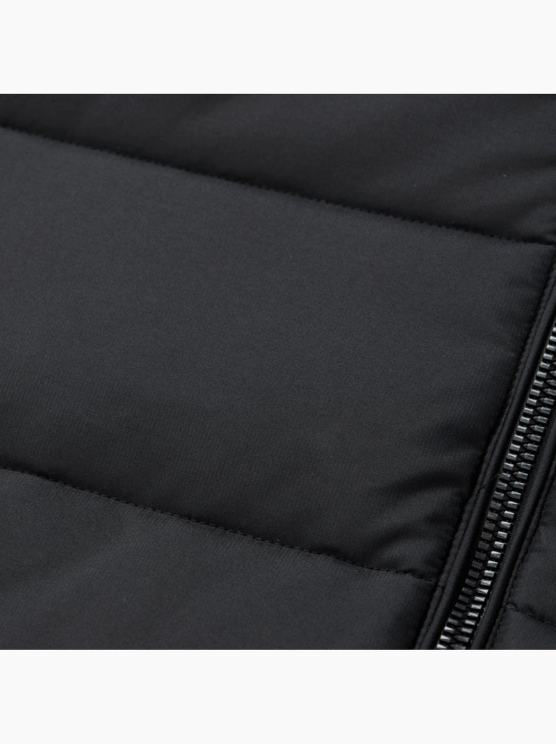 Veste longue matelassée et unie à capuche amovible montor - regatta Noir - Kiabi