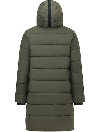 Veste longue matelassée et unie à capuche amovible montor - regatta