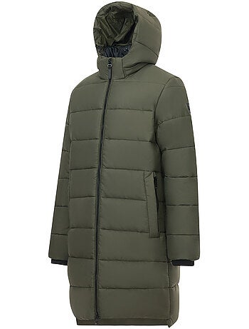 Veste longue matelassée et unie à capuche amovible montor - regatta