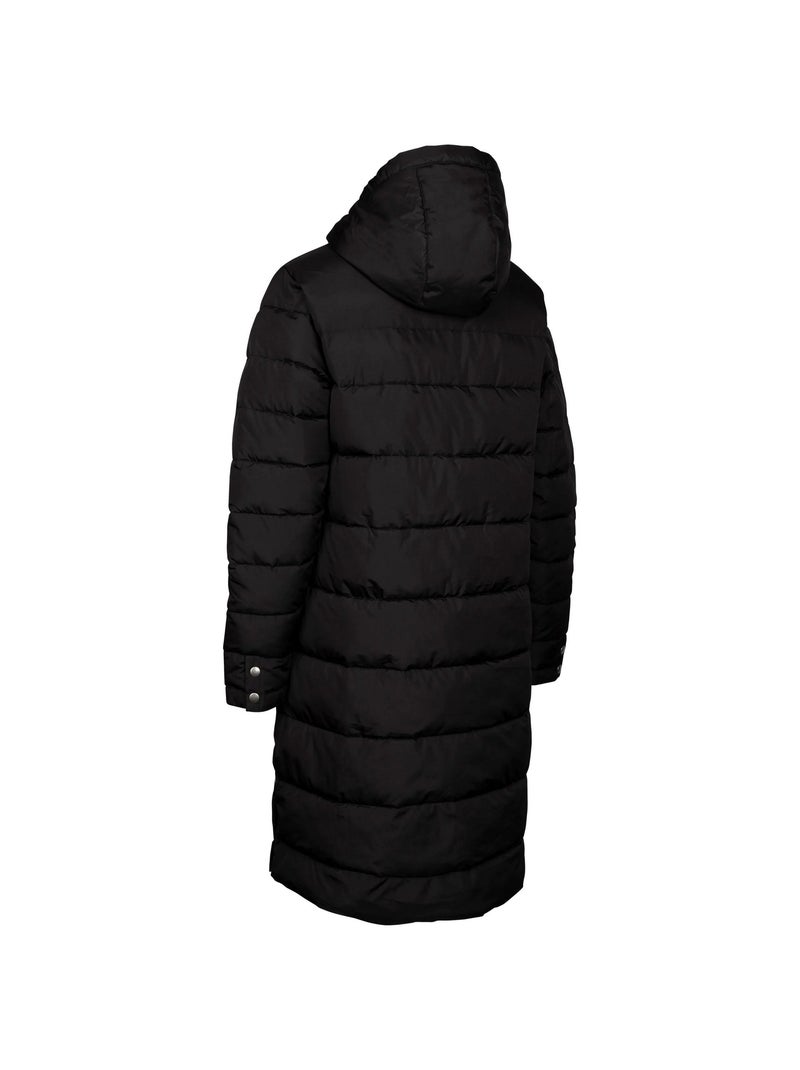 Veste longue matelassée leyla - trespass Noir - Kiabi
