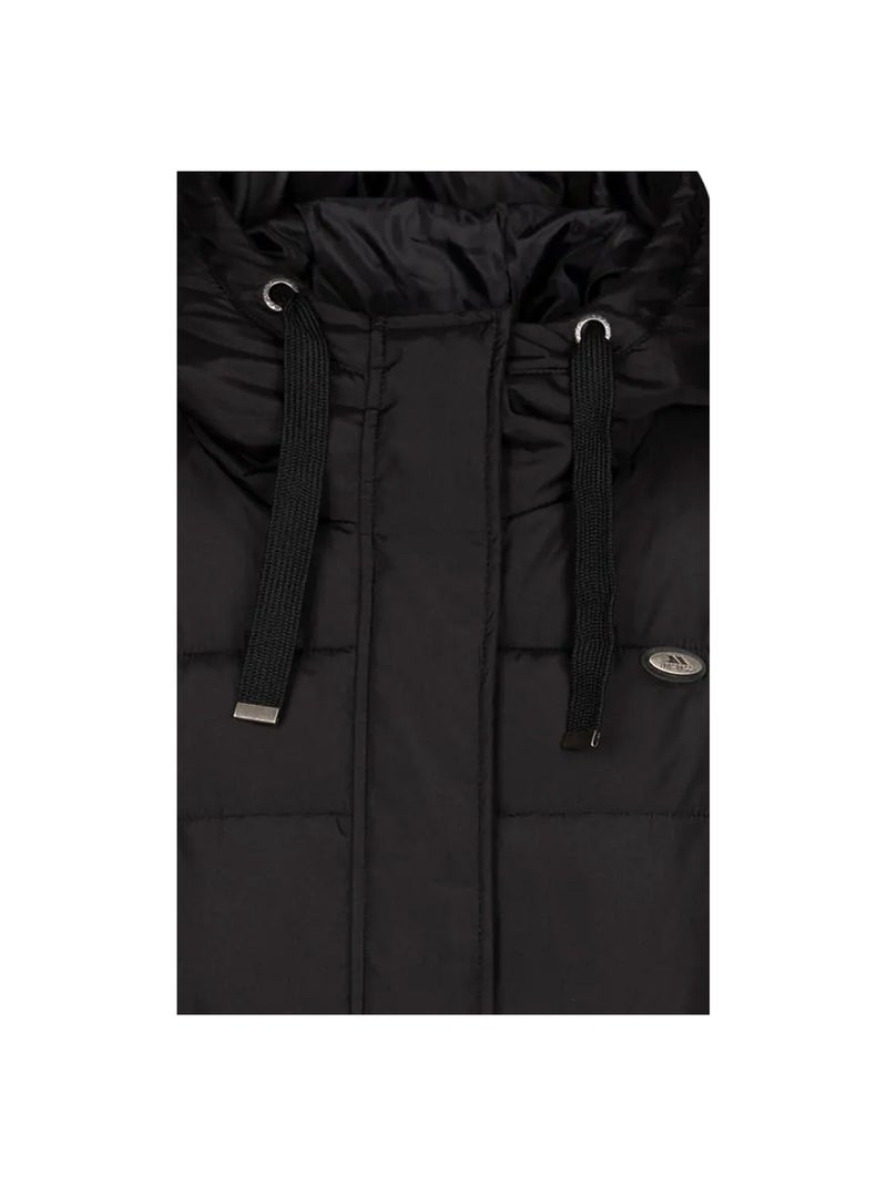 Veste longue matelassée leyla - trespass Noir - Kiabi