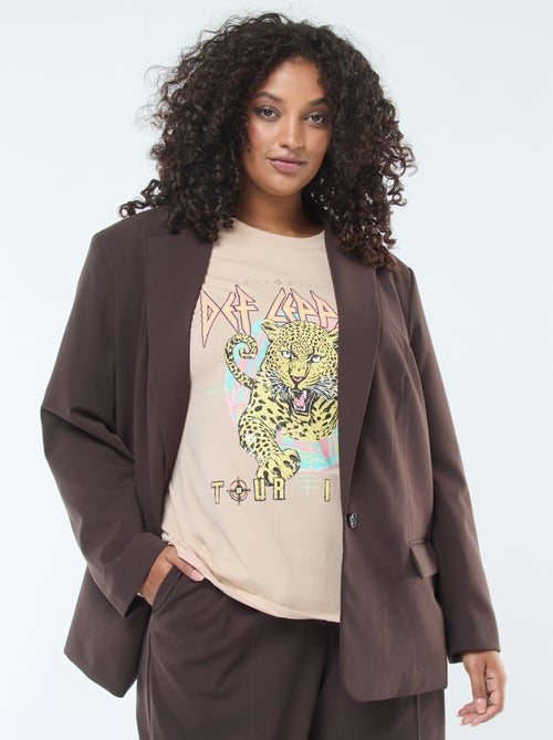 Veste longue oversize - Kiabi