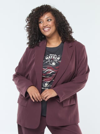 Veste longue oversize