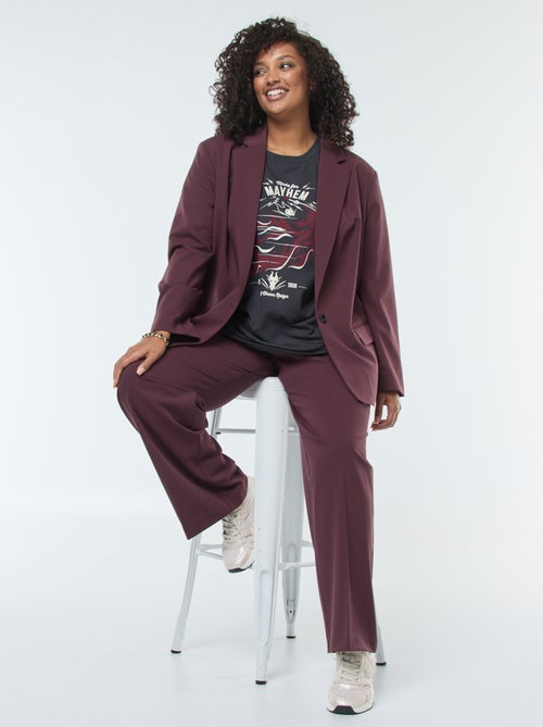 Veste longue oversize - Kiabi