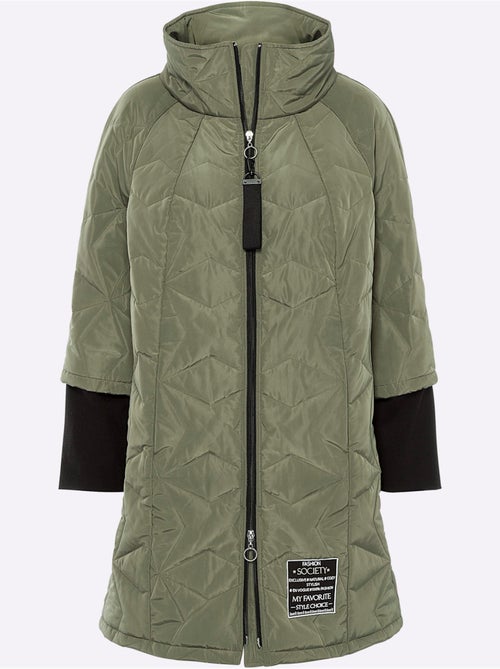Veste Longue Piquage Tendance - Taille Standard - Helline - Kiabi Veste Longue Piquage Tendance - Taille Standard - Helline - Kiabi