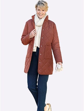 Veste Longue Poches Plaquées - Taille Standard - Moda Vilona