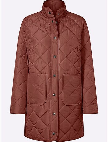 Veste Longue Poches Plaquées - Taille Standard - Moda Vilona