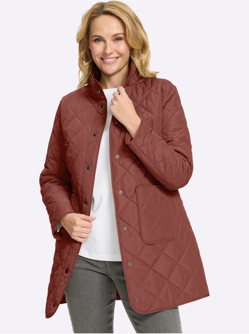 Veste Longue Poches Plaquées - Taille Standard - Moda Vilona - Kiabi Veste Longue Poches Plaquées - Taille Standard - Moda Vilona - Kiabi