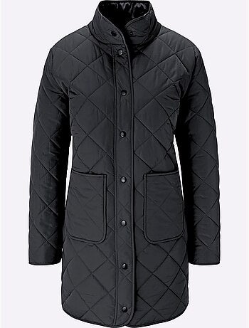 Veste longue poches plaquées - taille standard - moda vilona