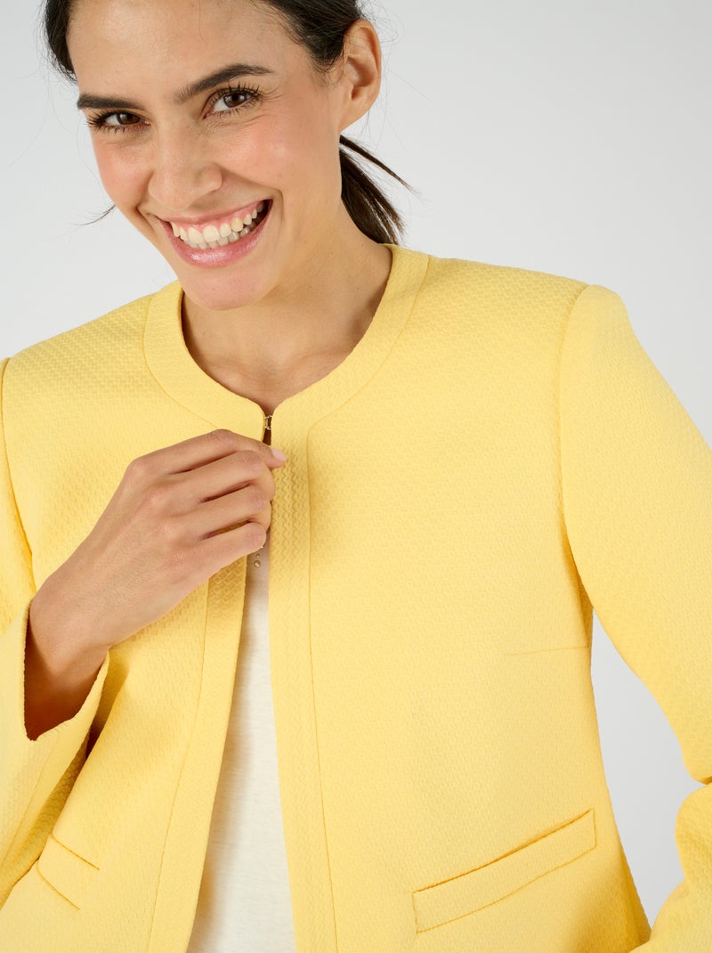 Veste maille - Damart Jaune - Kiabi