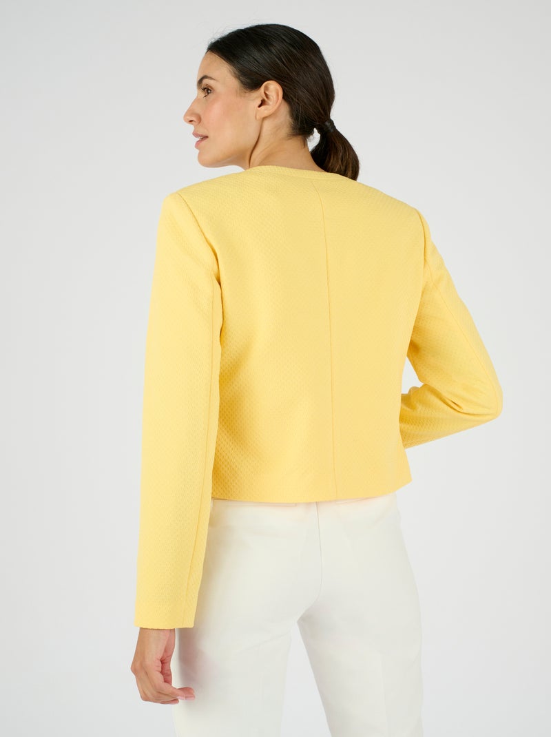 Veste maille - Damart Jaune - Kiabi
