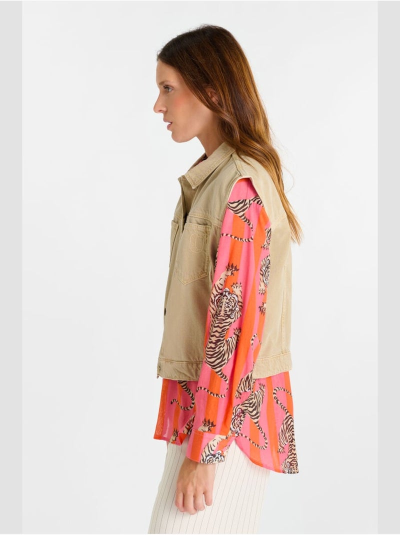 Veste MALLARD 'Le Temps Des Cerises' Beige - Kiabi