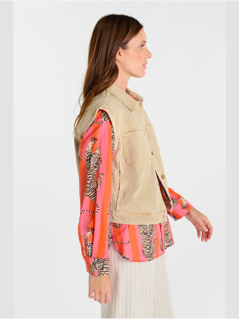 Veste MALLARD 'Le Temps Des Cerises' Beige - Kiabi