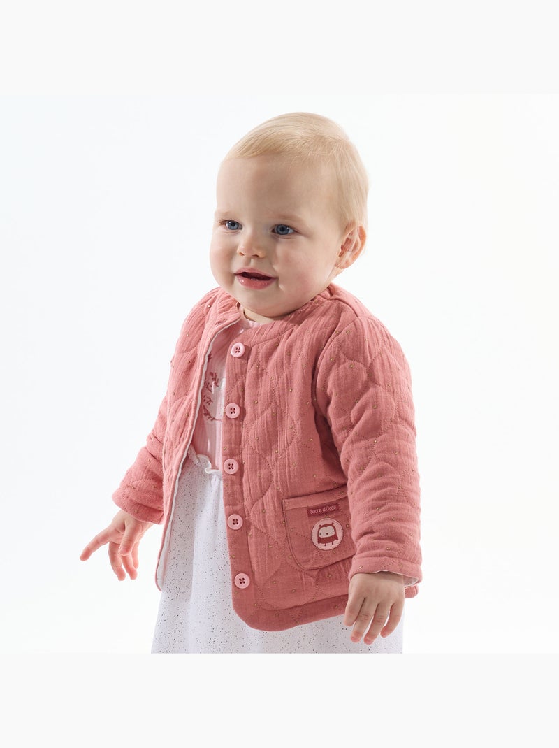 Veste manches longues Philippine Rose framboise - Kiabi