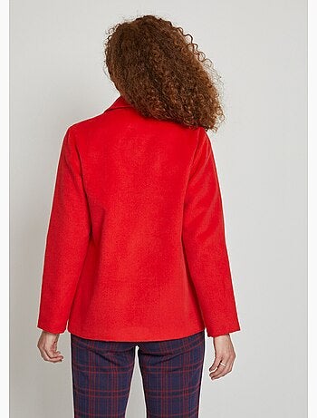Veste manteau tissu uni ou pied-de-coq - AFIBEL