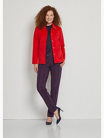 Veste manteau tissu uni ou pied-de-coq - AFIBEL