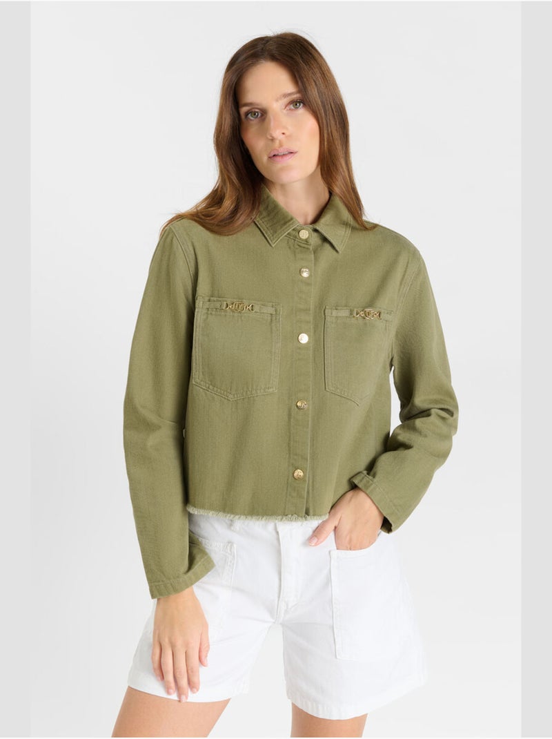 Veste MANUELA 'Le Temps Des Cerises' Kaki - Kiabi