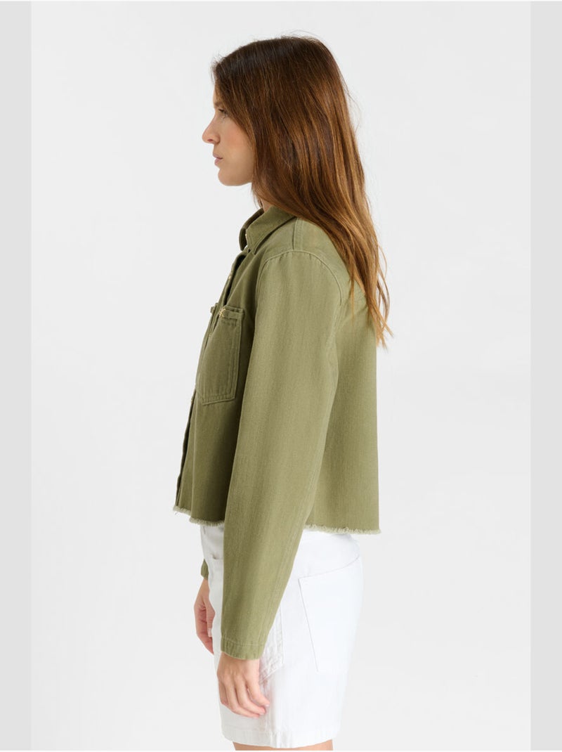 Veste MANUELA 'Le Temps Des Cerises' Kaki - Kiabi