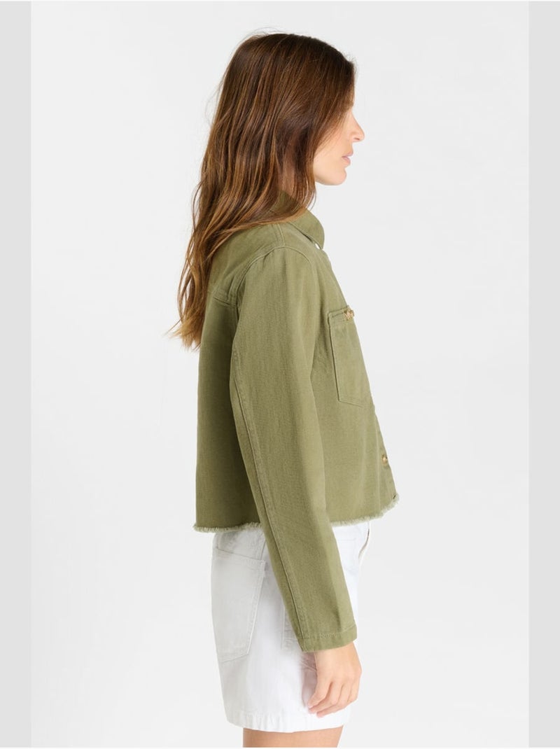 Veste MANUELA 'Le Temps Des Cerises' Kaki - Kiabi