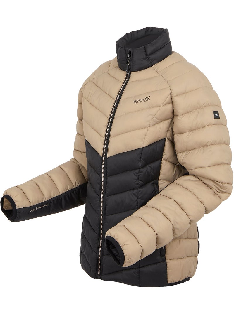 Veste matelassé col montant dalent - regatta Beige - Kiabi