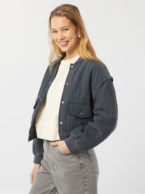 Veste matelassée 2 en 1 avec manches amovibles - Kiabi