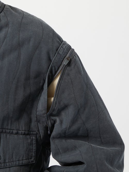 Veste matelassée 2 en 1 avec manches amovibles - Kiabi