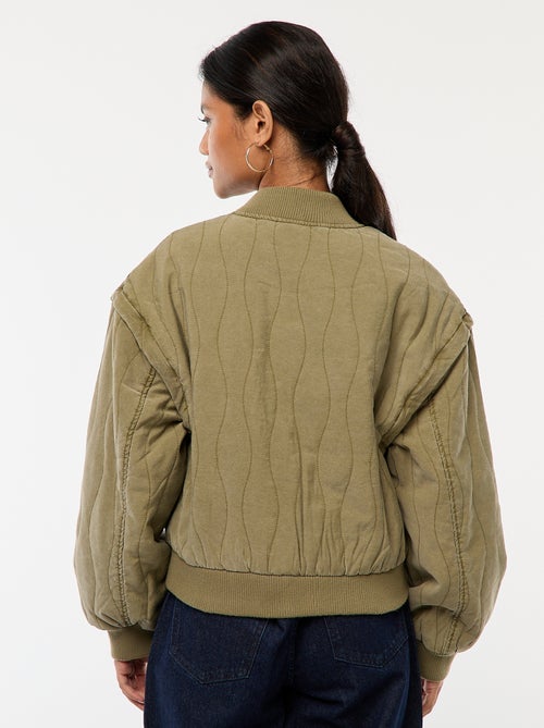 Veste matelassée 2 en 1 avec manches amovibles - Kiabi