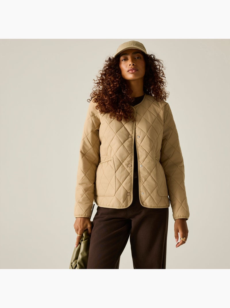 Veste matelassée à boutons-pression maia - regatta Beige - Kiabi