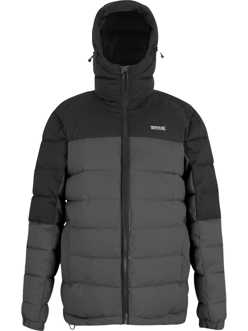 Veste matelassée à capuche ajustable motif/style bicolore aldthorn - regatta Bleu marine - Kiabi