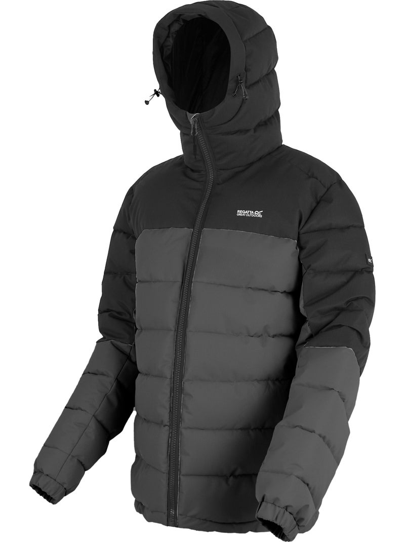 Veste matelassée à capuche ajustable motif/style bicolore aldthorn - regatta Bleu marine - Kiabi