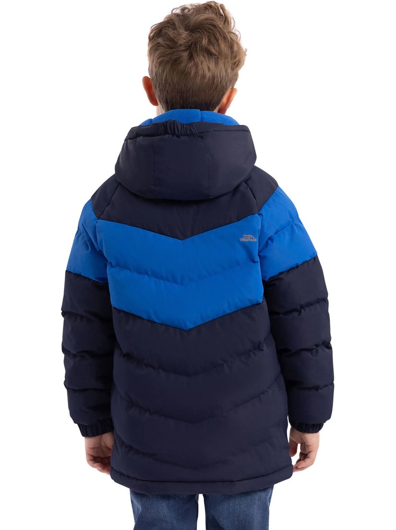 Veste matelassée à capuche amovible aldery - trespass Bleu marine - Kiabi