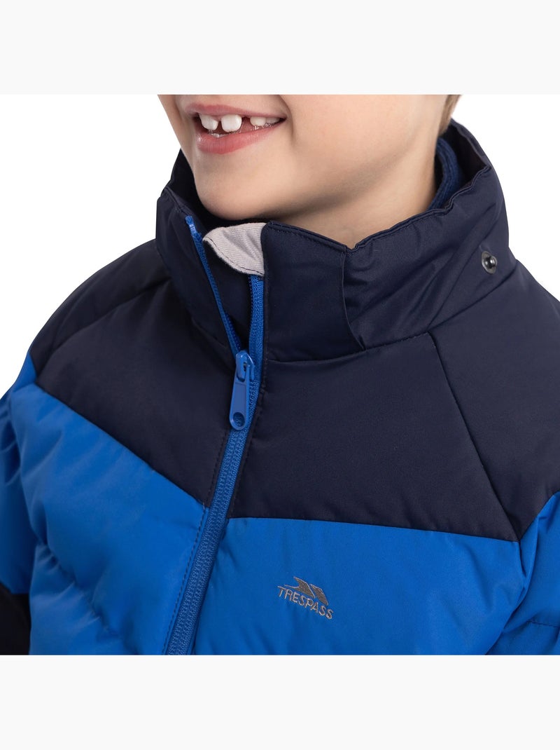 Veste matelassée à capuche amovible aldery - trespass Bleu marine - Kiabi