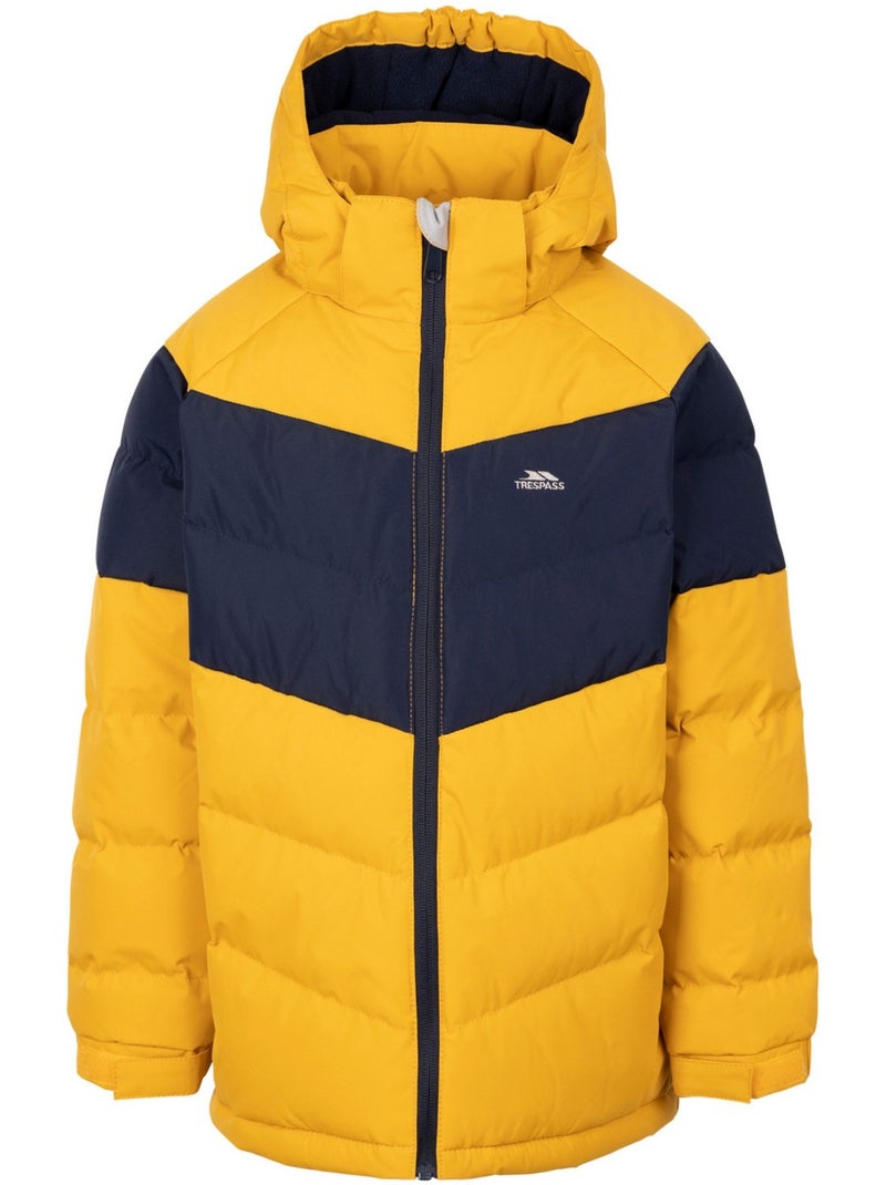 Veste matelassée à capuche amovible aldery - trespass Jaune foncé - Kiabi