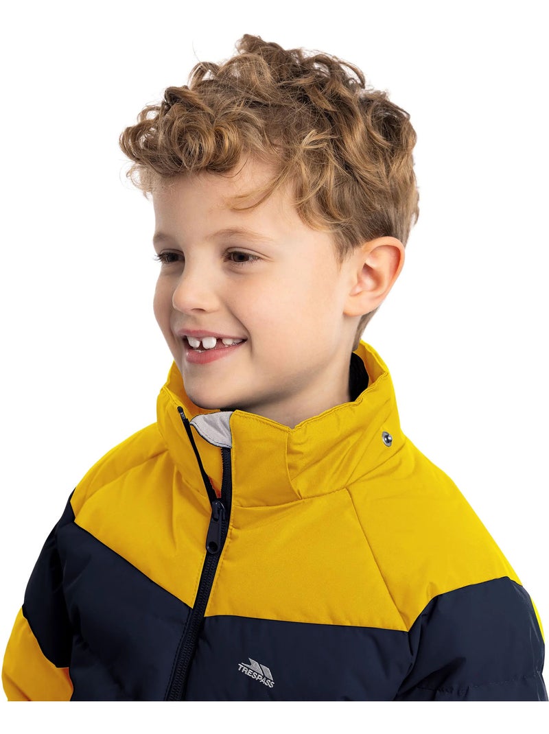 Veste matelassée à capuche amovible aldery - trespass Jaune foncé - Kiabi