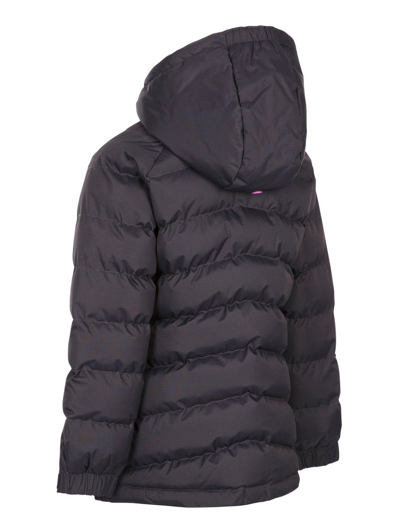 Veste matelassée à capuche amovible amira - trespass Gris foncé - Kiabi