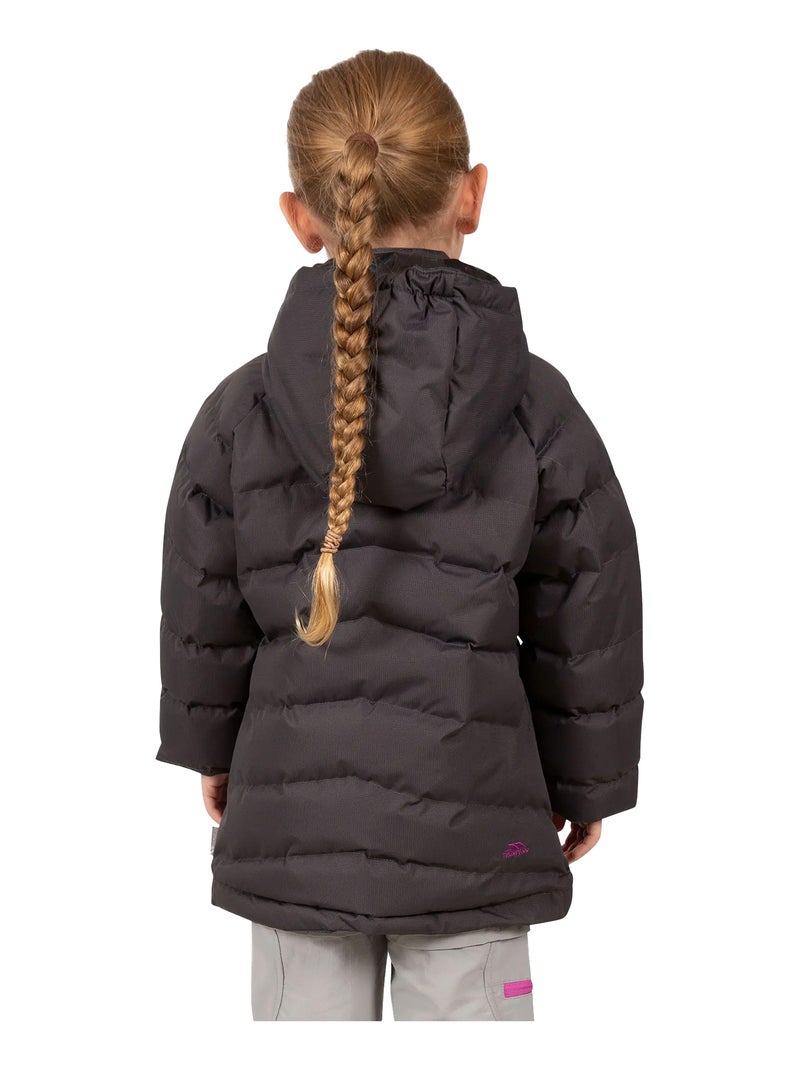 Veste matelassée à capuche amovible amira - trespass Gris foncé - Kiabi